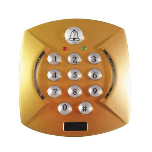 Golden Color Single Door Keypad