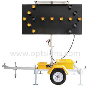 N2003 Mobile Trailer Mounted LED Directional Arrow Boards