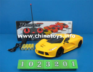 Remote Control Toys 1: 16 4-CH R/C Plastic Car, Electric Car (1023201)
