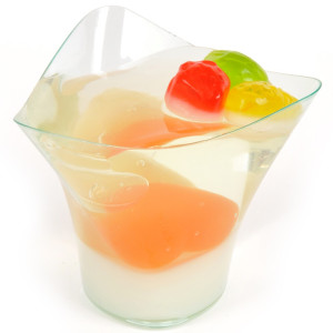 Plastic Cup Disposable Cup Swirl Triangle Cup