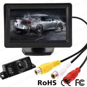 4.3 TFT LCD Monitor Car Backup Camera Rearview System