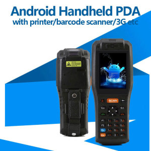 Android Handheld Terminal with Printer, Barcode Scanner, RFID Reader